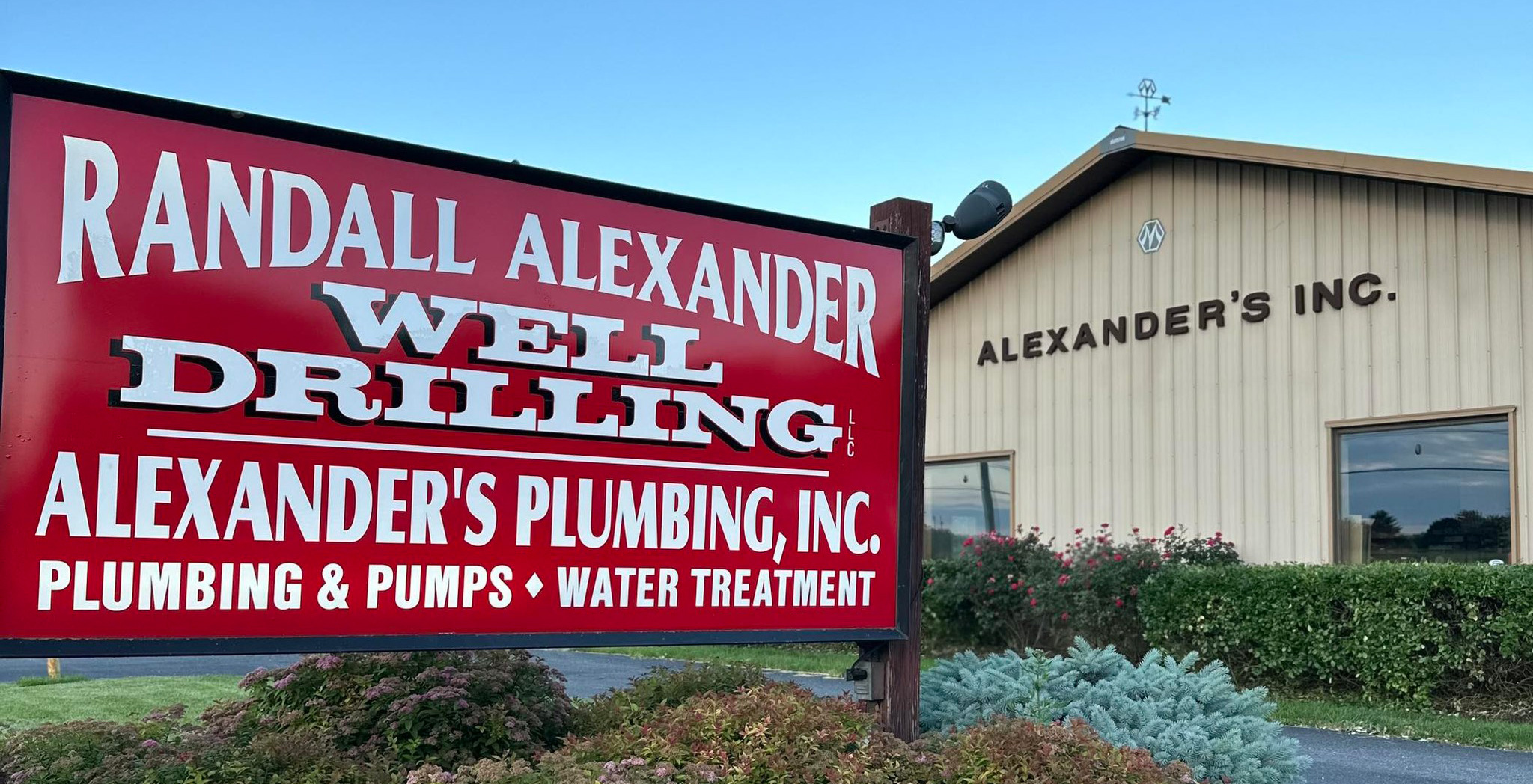 Randall Alexander Well Drilling & Plumbing building